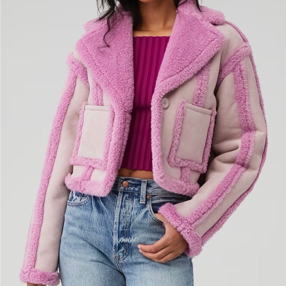 Cozy Pink Teddy Jacket for Women